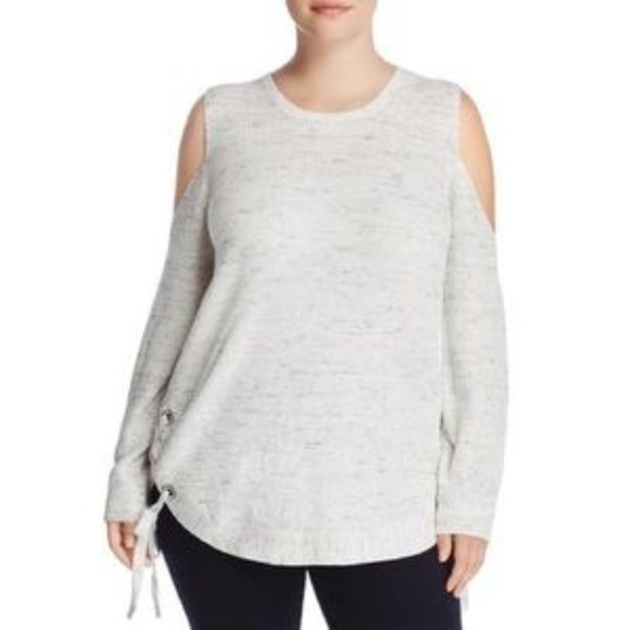 NWOT Love Scarlett Cold Shoulder Women’s Sweater - Picture 1 of 8
